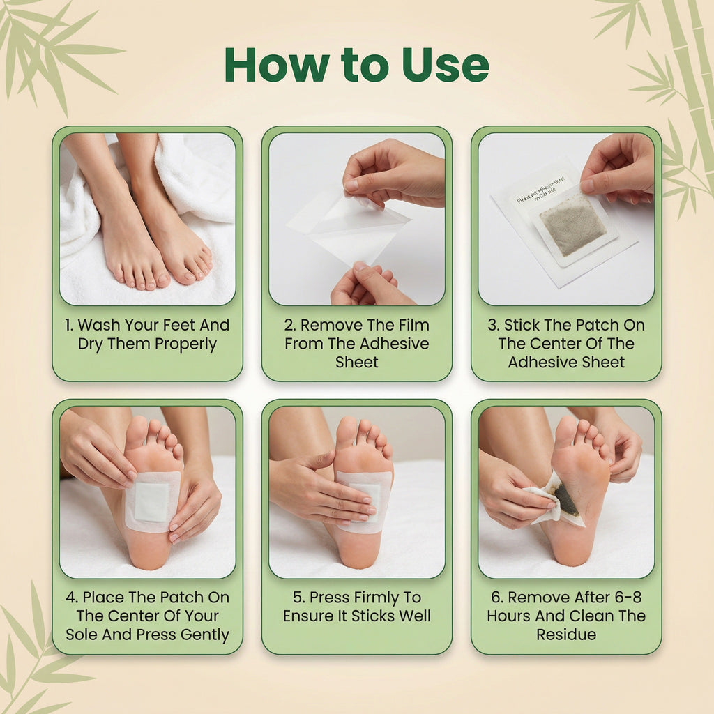 M.KAASA DETOX FOOT PATCHES